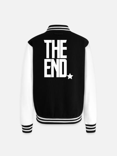 The End Game Screen - Unisex College Sweat Jacket - black/white