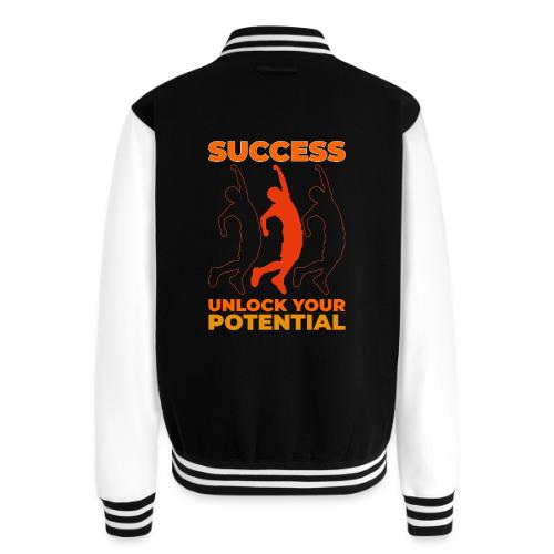 Unlock Success - Unisex College Sweat Jacket