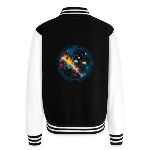 Painted Planetscape - Unisex College Sweat Jacket