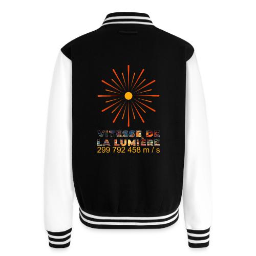 Speed of light - Unisex College Sweat Jacket