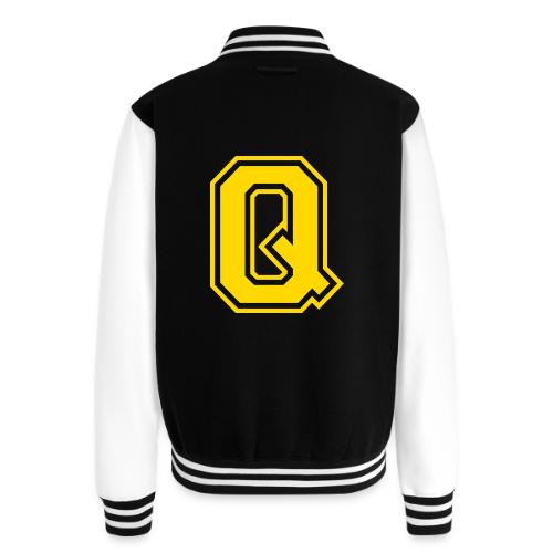 Letter Q – Capital Athletic Alphabet Monogram - Unisex College Sweat Jacket