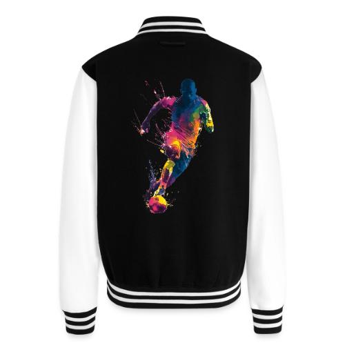 Soccer: Kick of Colors - Unisex College Sweat Jacket