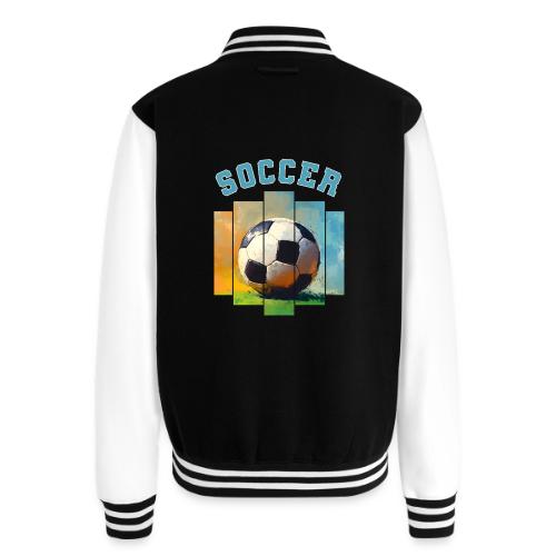 Soccer Ball Vibes - Unisex College Sweat Jacket