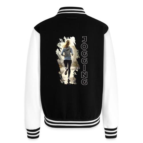 Jogging: Run into Motion - Unisex College Sweat Jacket