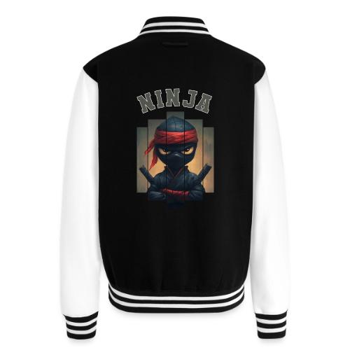 Cartoon Ninja Vibes - Unisex College Sweat Jacket