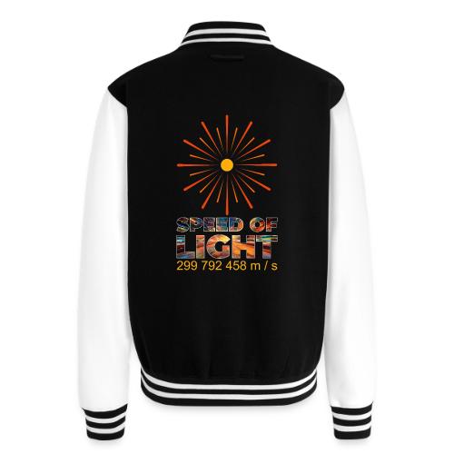 Speed of light - Unisex College Sweat Jacket