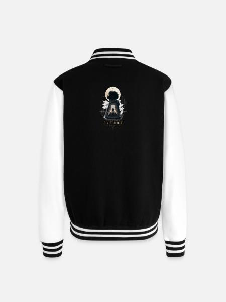 Future Stairway Vision - Unisex College Sweat Jacket - black/white