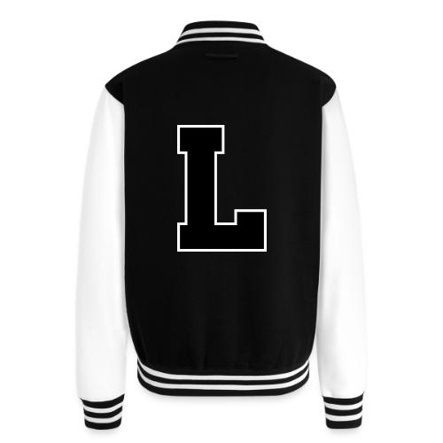 Varsity Letter L Athletic Monogram - Unisex College Sweat Jacket