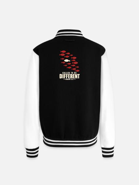 Called to Be Different - Unisex College Sweat Jacket - black/white