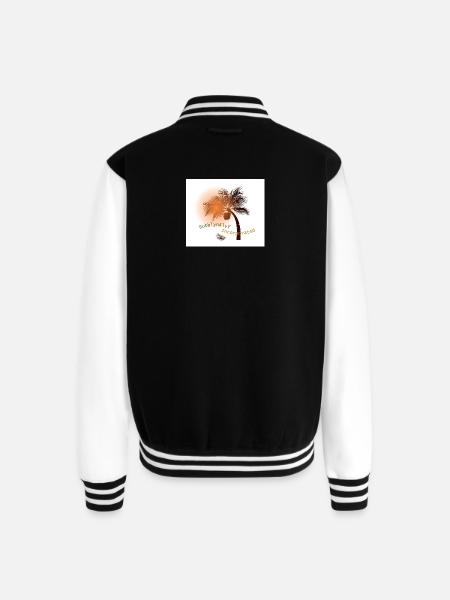 page 6 - Unisex College Sweat Jacket - black/white