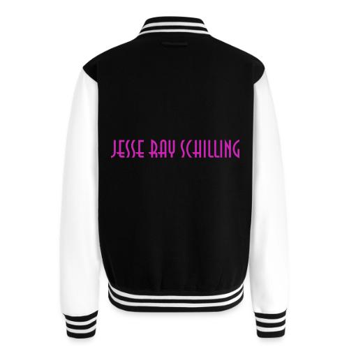 jesse ray schilling text logo - Unisex College Sweat Jacket