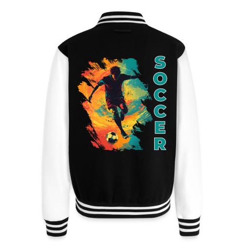 Soccer Hero Mode - Unisex College Sweat Jacket