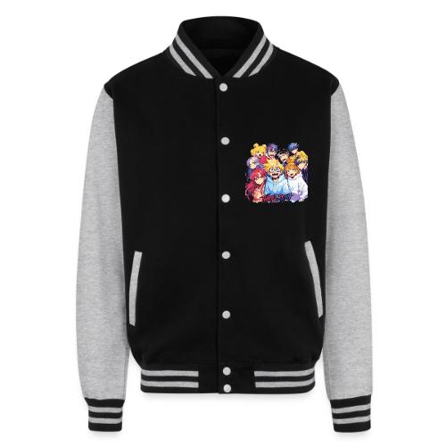 Thrill Rush Anime Squad Streetwear - Unisex College Sweat Jacket