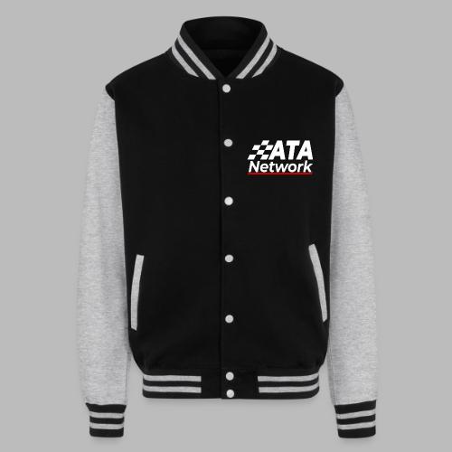 ATA Network Light Logo Vertical - Unisex College Sweat Jacket