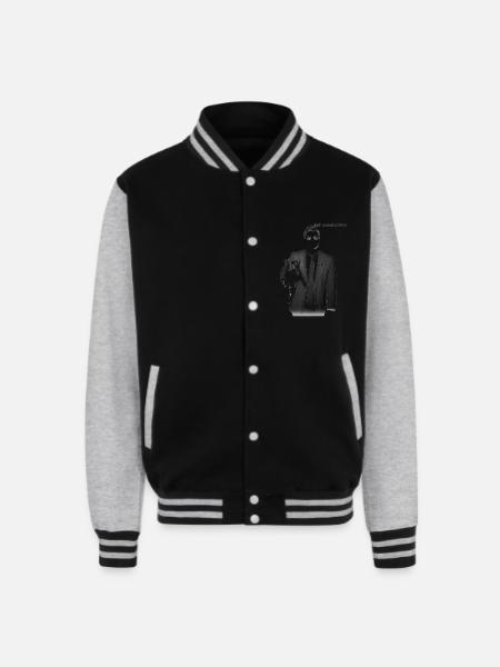 LCD Sound System - Unisex College Sweat Jacket - black/heather grey