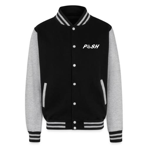 PUSH Simple Logo - Unisex College Sweat Jacket