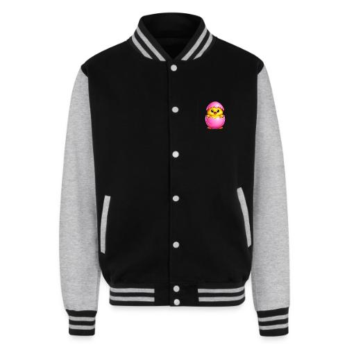 Easter Chick Pink - Unisex College Sweat Jacket
