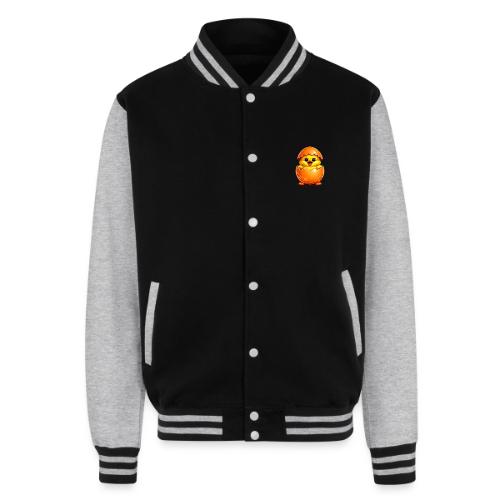 Easter Chick Orange - Unisex College Sweat Jacket