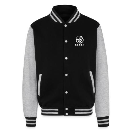 YBAngry Badge of Peace - Unisex College Sweat Jacket