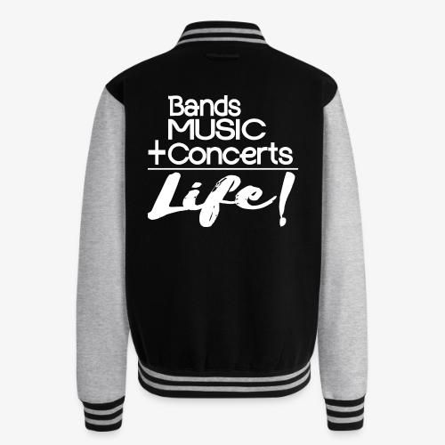 Music is Life - Unisex College Sweat Jacket