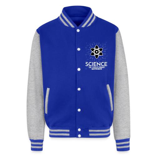 Science The Evolutionary Advocate White Design - Unisex College Sweat Jacket