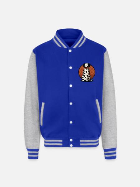Spot On Loyalty - Unisex College Sweat Jacket - royal/heather grey
