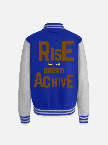 Visionary Ambition - Unisex College Sweat Jacket - royal/heather grey