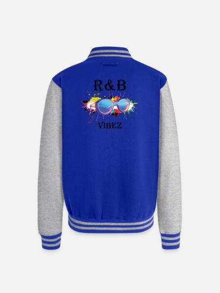 Hip Hop Neon Splash Sunglasses - Unisex College Sweat Jacket - royal/heather grey