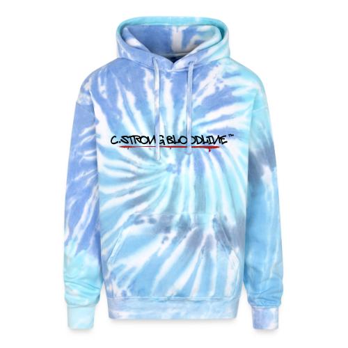 C.Strong Bloodline Logo (Black) - Adult Tie Dye Hoodie