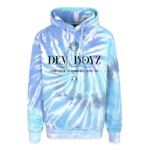 DemBoyz Roll Call (Black Edition) - Adult Tie Dye Hoodie