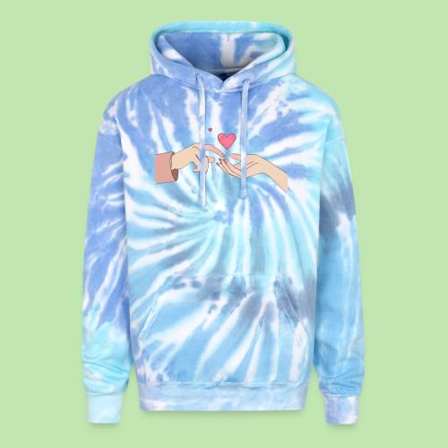 Valentine’s Touch - Adult Tie Dye Hoodie