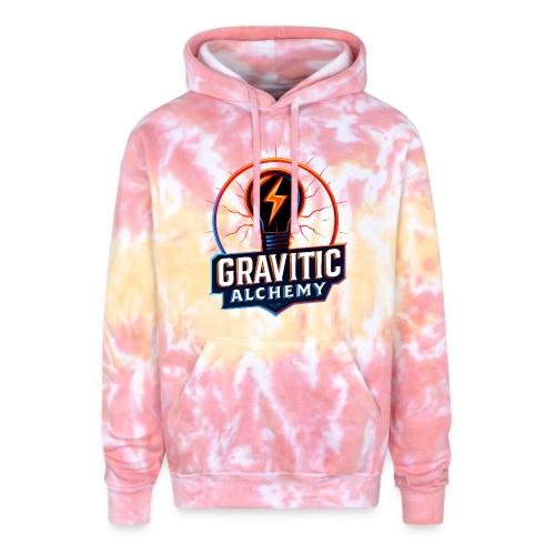 Gravitic Alchemy Logo - Adult Tie Dye Hoodie