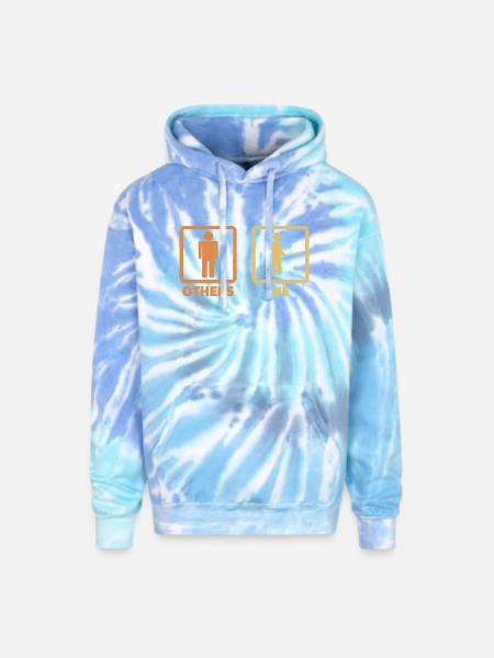 Me as a Baker - Adult Tie Dye Hoodie - blue lagoon