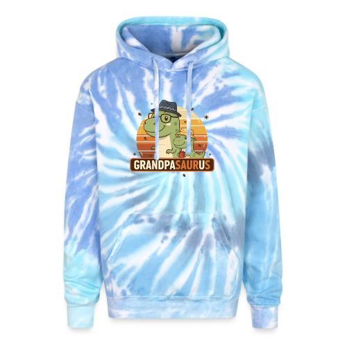 GrandpaSaurus Sunset Duo - Adult Tie Dye Hoodie