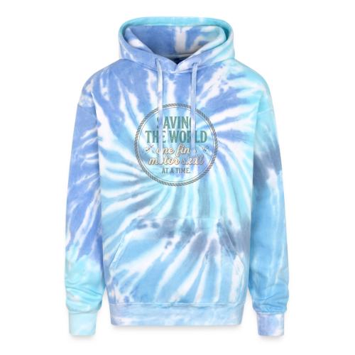 Saving the World: Fine Motor Skills Hero - Adult Tie Dye Hoodie