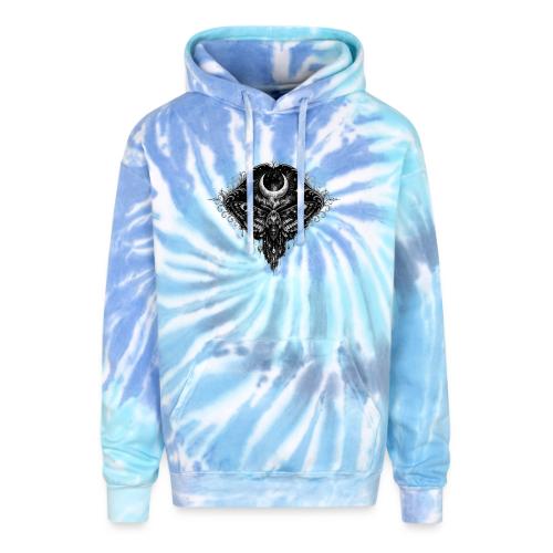 Crescent Moth - Adult Tie Dye Hoodie