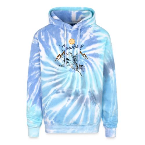 Wild West Cowboy Ride - Adult Tie Dye Hoodie