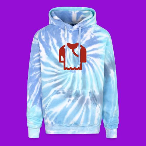 Logo outline - Adult Tie Dye Hoodie
