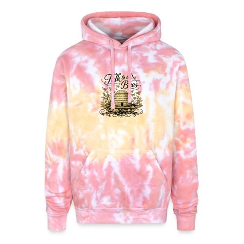 Talk To The Bees - Adult Tie Dye Hoodie