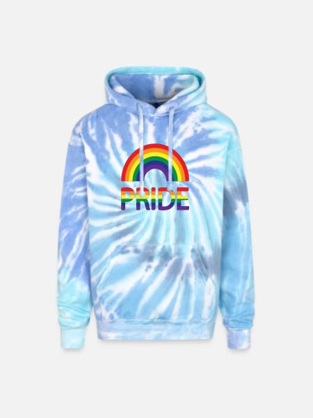 Unique design t-shirts - Adult Tie Dye Hoodie - blue lagoon