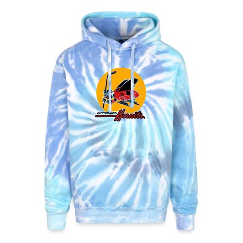 Hornets FUll_on blk - Adult Tie Dye Hoodie