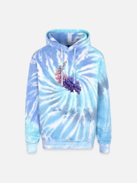 flume skin - Adult Tie Dye Hoodie - blue lagoon