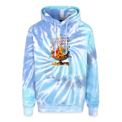 Snack Dealer Extraordinaire Tee, Mum Gift - Adult Tie Dye Hoodie