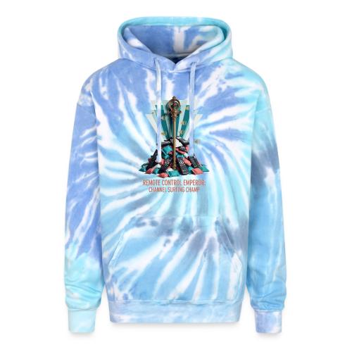 Remote Control Emperor T Shirt - Adult Tie Dye Hoodie