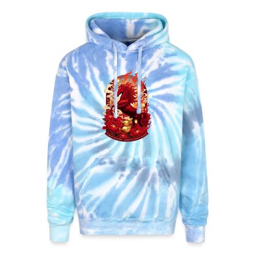 Year of the Horse Ascent T Shirt, Lunar New Year - Adult Tie Dye Hoodie