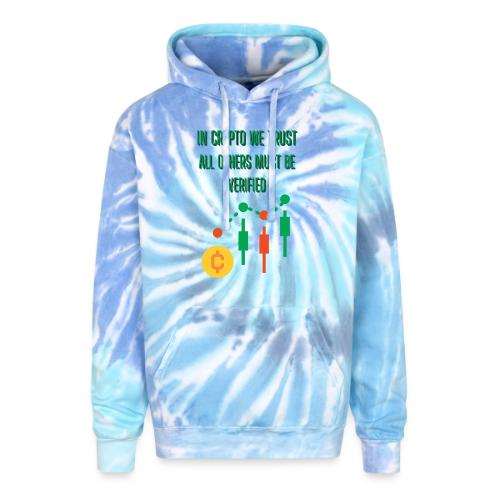 Sarcastic Bitcoin Investor T-shirt - Adult Tie Dye Hoodie