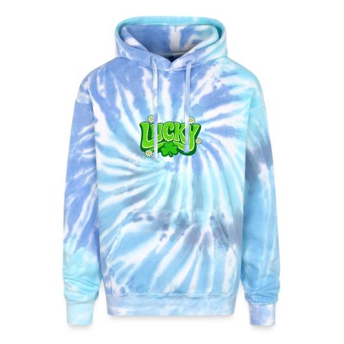 Lucky 70s Retro T-Shirt - Adult Tie Dye Hoodie