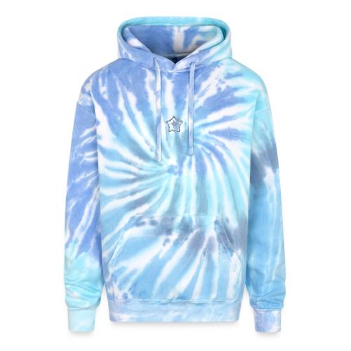 White Logo Embroidered Products - Adult Tie Dye Hoodie