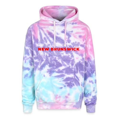 New Brunswick Style - Adult Tie Dye Hoodie