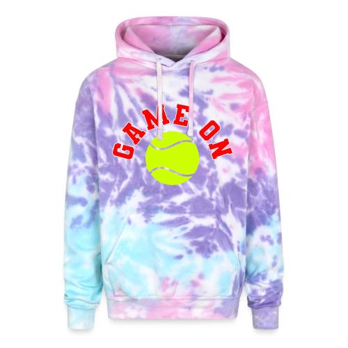 Game On Tennis - Adult Tie Dye Hoodie